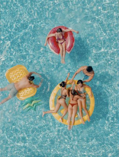 the pools 야외 수영장